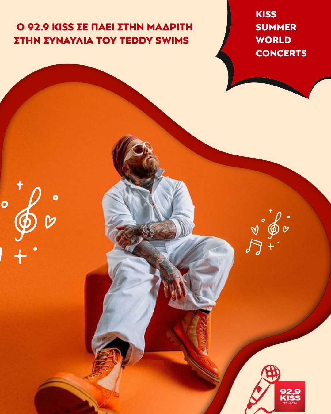 Kiss summer world concerts 2026 TEDDY SWIMS 2