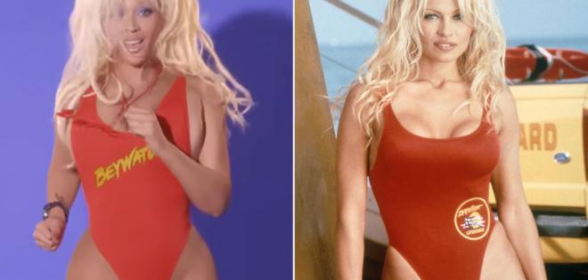 Beyoncé: Η εμφάνιση ως... Pamela Anderson στο "Baywatch"