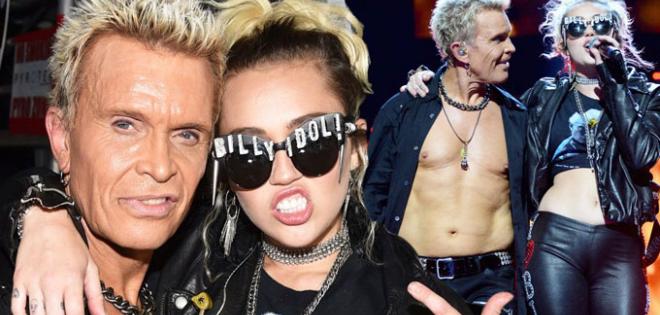 Ντουέτο της Miley Cyrus με τον Billy Idol 