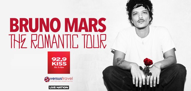 Kiss World Concerts “Bruno Mars - The Romantic Tour”