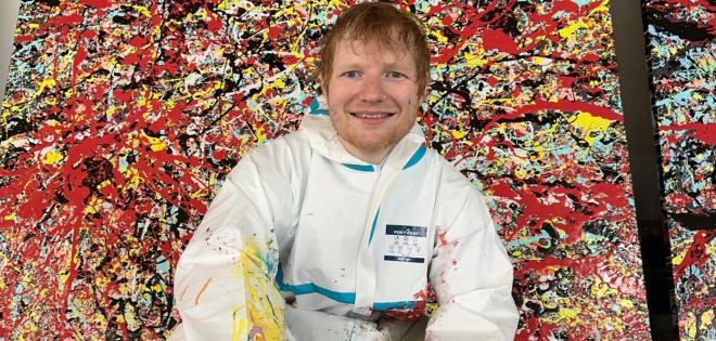 Ο Ed Sheeran ζωγραφίζει για καλό σκοπό 