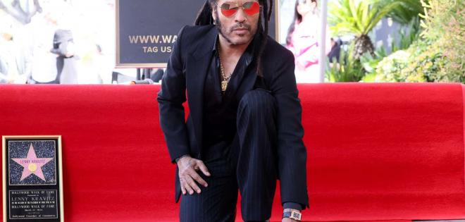 Lenny Kravitz: Απέκτησε το δικό του αστέρι στο Hollwood Walk of Fame