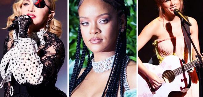 H Madonna, η Rihanna και η Taylor Swift στη λίστα των πλουσιότερων γυναικών