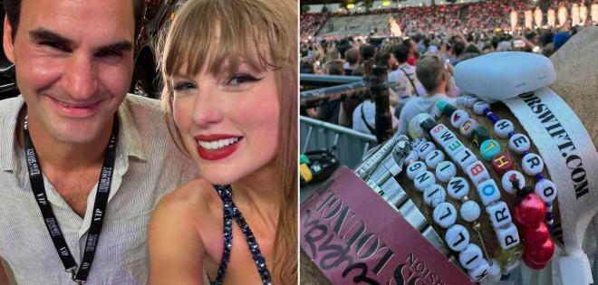 Taylor Swift: Ο Roger Federer στα backstage της Eras Tour