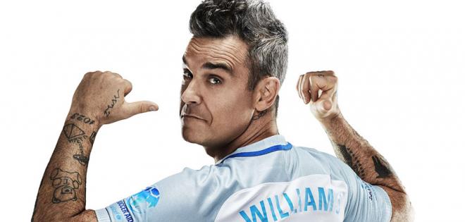 O Robbie Williams στην τελετή έναρξης του Μουντιάλ 2018