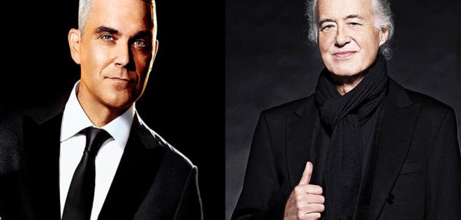 Μια πισίνα χωρίζει τον Robbie Williams από τον Jimmy Page 