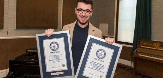 Δυο βραβεία Guinness για τον Sam Smith.