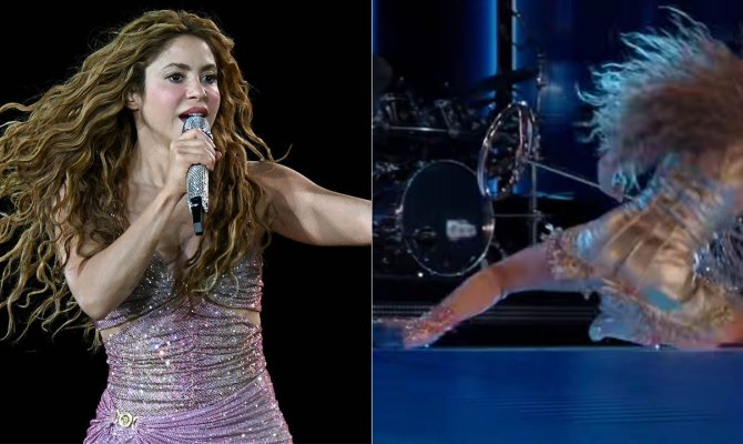 Ατύχημα για τη Shakira στη σκηνή
