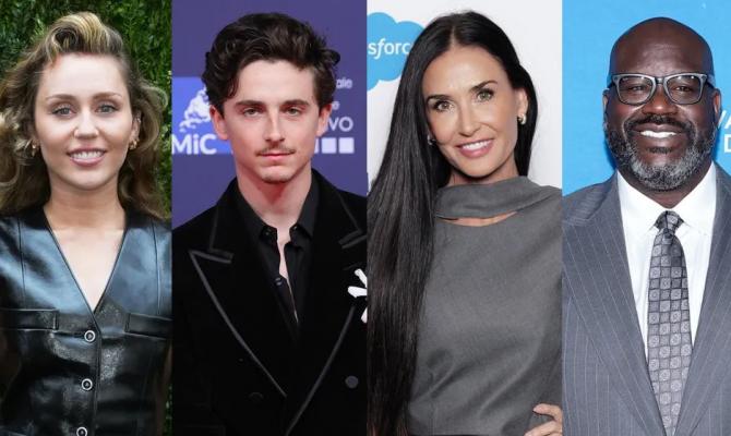 Miley Cyrus, Timothée Chalamet, Demi Moore, Shaquille O’Neal ανάμεσα στα νέα «αστέρια» της Hollywood Walk of Fame! 