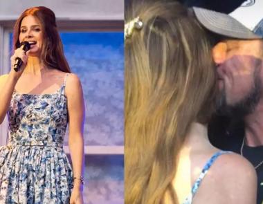 Η Lana Del Ray διέκοψε τη συναυλία της για να φιλήσει τον σύζυγό της