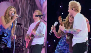Η Shakira ανεβάζει στην σκηνή τους Tyla, Ed Sheeran και Burna Boy στην συναυλία στη Νέα Υόρκη