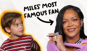 Rihanna: Η συνέντευξη με τον 7χρονο Miles