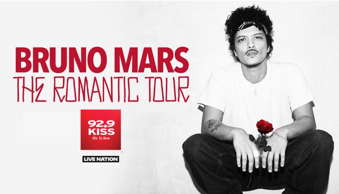 Kiss World Concerts “Bruno Mars - The Romantic Tour”