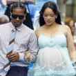 Rihanna & A$AP Rocky στην πρεμιέρα της ταινίας «Στρουμφάκια» στις Βρυξέλλες